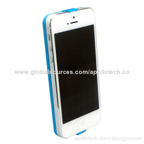 Case Chargers for iPhone 5/5S, w/2,600mAh Real-capacity, A Grade Battery, 127.5*58.5*7.5mm/0.06kg